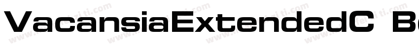 VacansiaExtendedC Bold字体转换